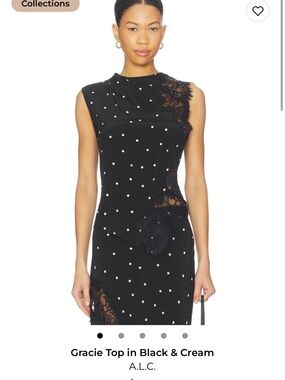 A.L.C. Gracie Sleeveless Top, Sz 8, $425 retail, NWT